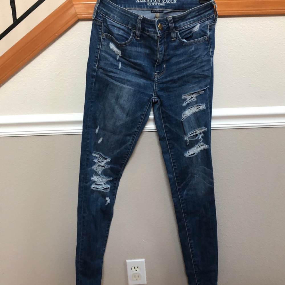 American eagle size 2 super stretch X Long.